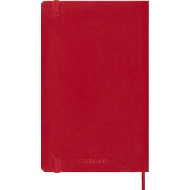 Agenda 2026 Moleskine 12M Planner Weekly 7dagen/1pagina large sc scarlet red