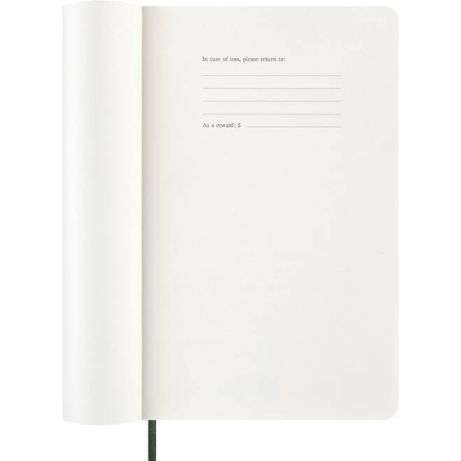 Agenda 2026 Moleskine 12M Planner Weekly 7dagen/1pagina large sc myrtle green