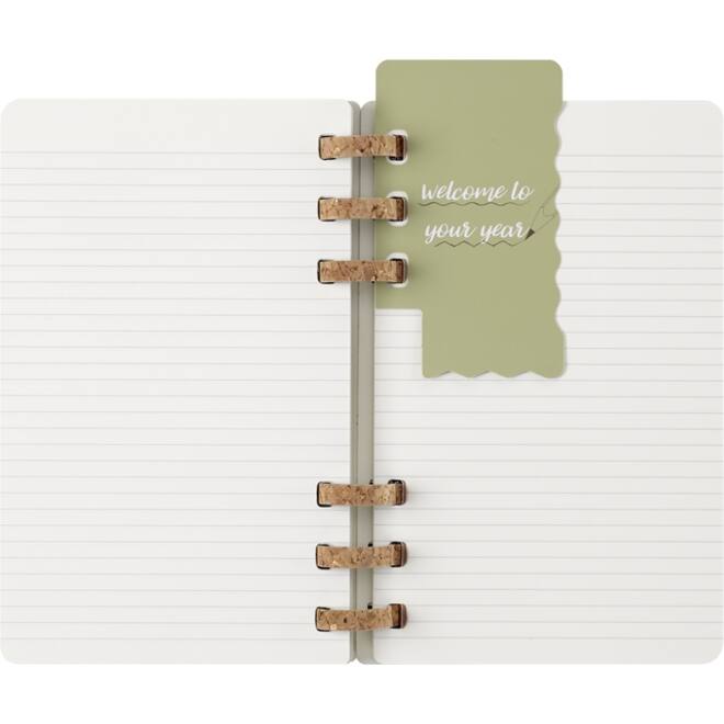 Agenda 2025/2026 Moleskine 12M Academic Weekly 7dagen/1pagina Myrtle large sc black