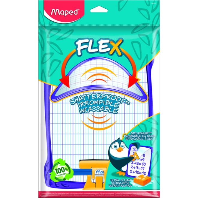 Whiteboard Maped Flex onbreekbaar assorti