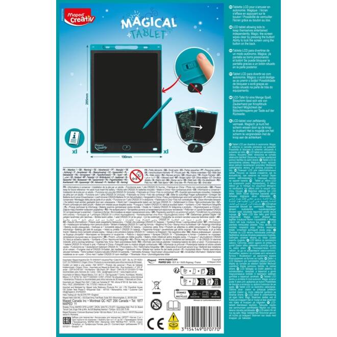Tekentablet Maped Creativ Magical Tablet Maxi blauw