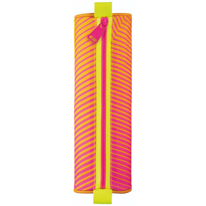 Etui Maped Neon rond oranje-roze