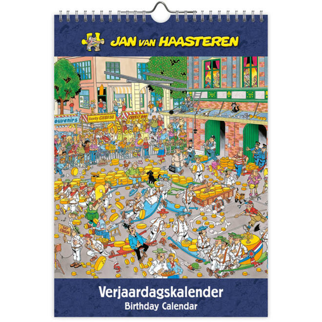 Verjaardagskalender Jan van Haasteren A4