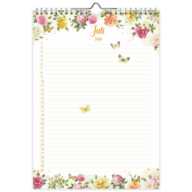 Verjaardagskalender Janneke Brinkman Voorjaar A4