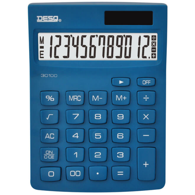 Rekenmachine Desq Compact navy