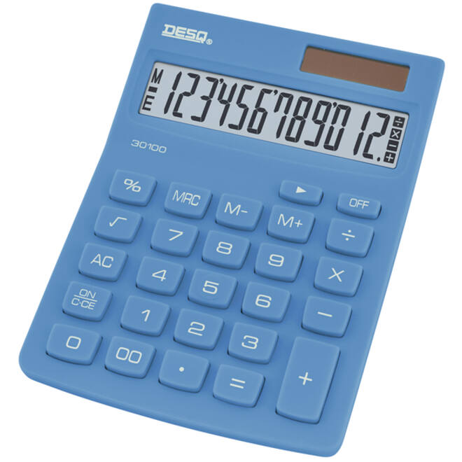 Rekenmachine Desq Compact sky blue