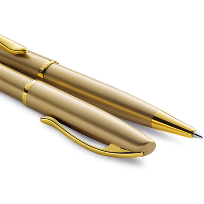 Schrijfset Pelikan Jazz Noble Elegance K36+P36 medium gold