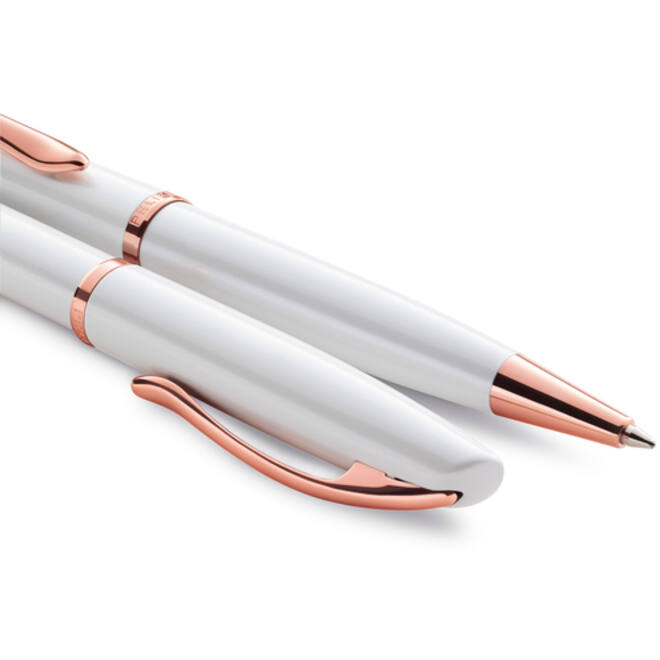 Schrijfset Pelikan Jazz Noble Elegance K36+P36 medium pearl