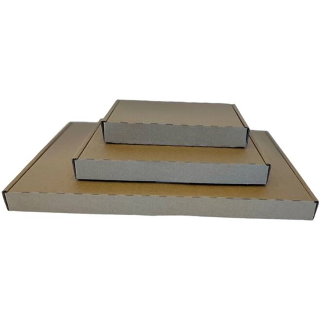 Brievenbusbox IEZZY A6 180x115x28mm karton bruin