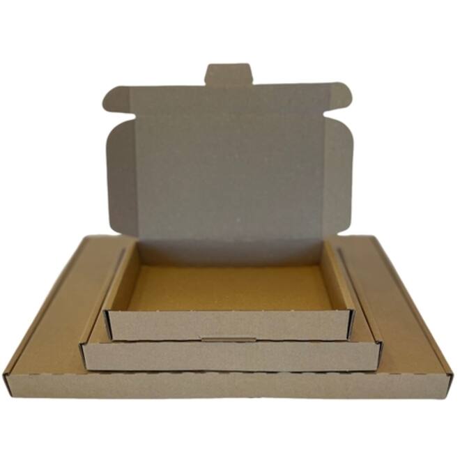 Brievenbusbox IEZZY A6 180x115x28mm karton bruin