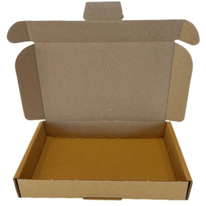 Brievenbusbox IEZZY A4 360x255x26mm karton bruin