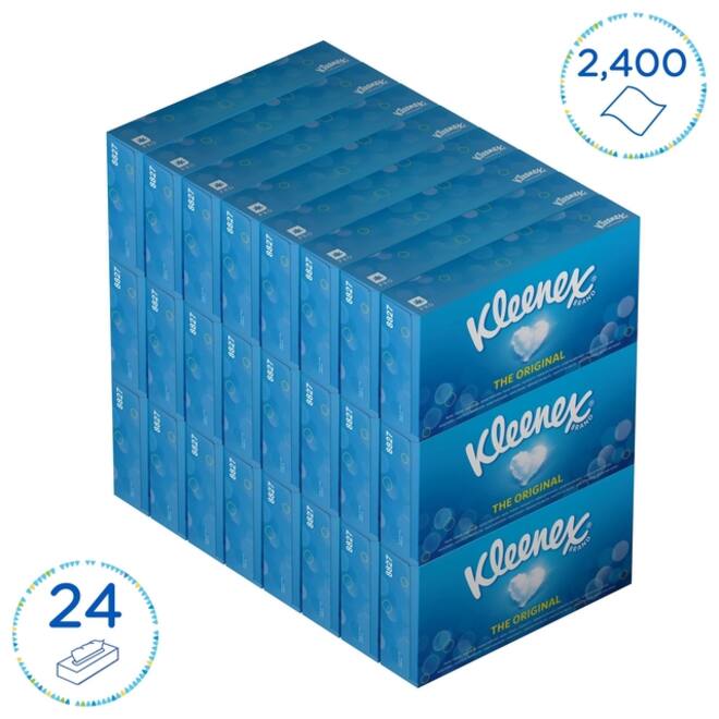 Facial tissues Kleenex 2-laags 100 vel wit 8827