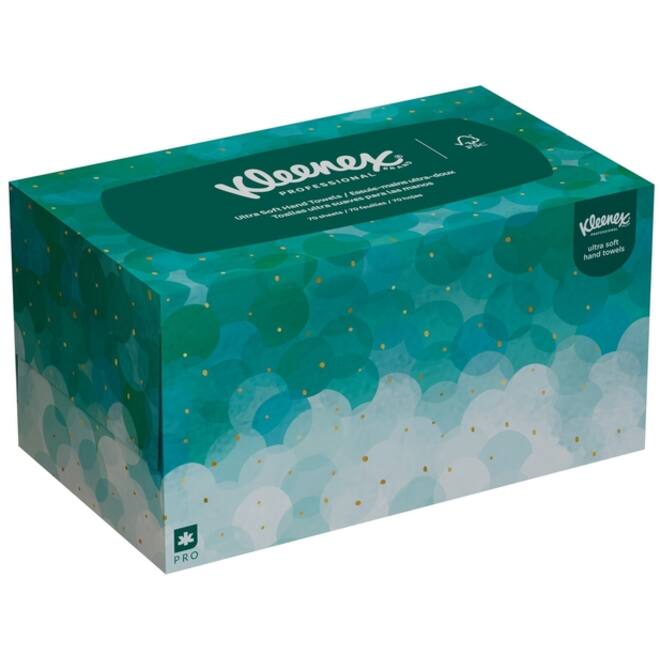 Handdoek Kleenex Ultra Pop-up Box 1-laags 226x254mm 70 vel wit 6088