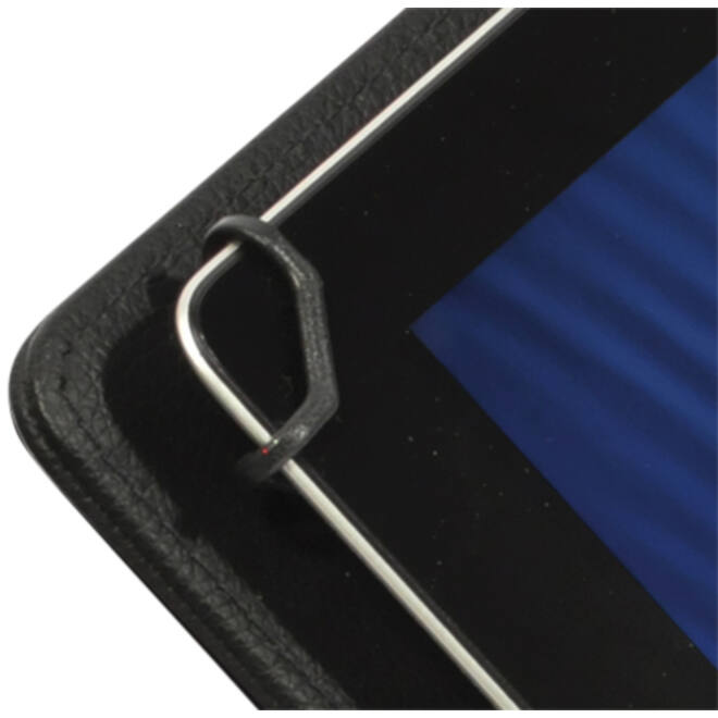 Schrijfmap DESQ voor tablet 7"-10" met sluitclip zwart