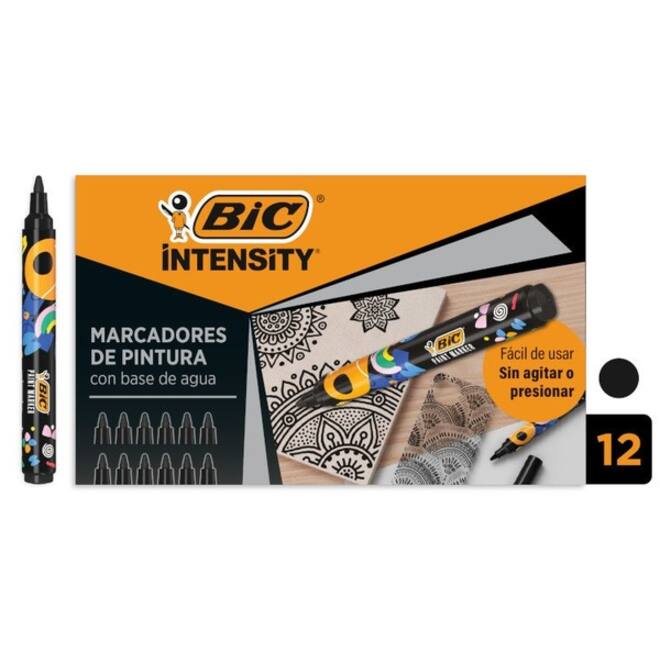 Paintmarker Bic Intensity zwart