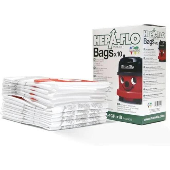 Stofzuigerzak Numatic Hepa Flo NVM-1CH microvezel Original 10 stuks