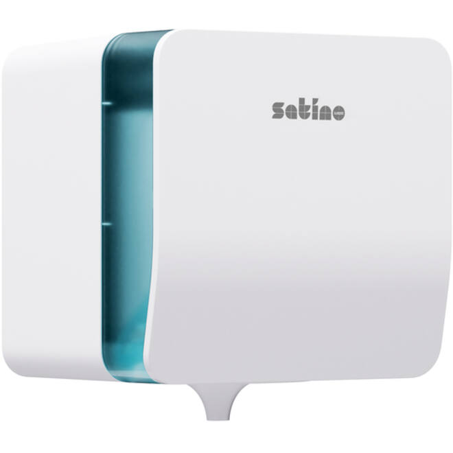 Poetspapierdispenser Satino CF1 Hyginity Plus medium wit 333416