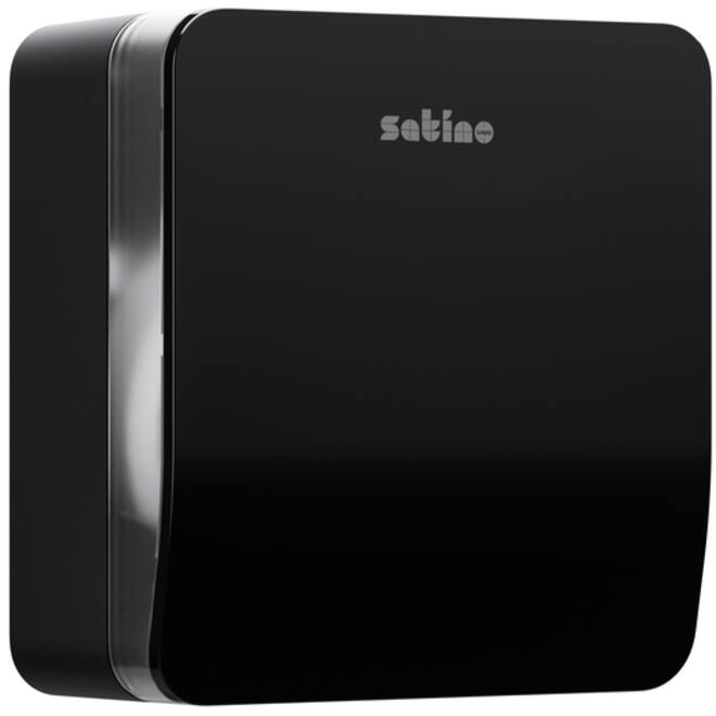 Toiletpapierdispenser Satino JT1 Hyginity jumbo S zwart 333405