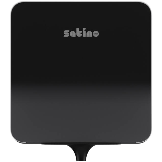 Poetspapierdispenser Satino CF1 Hyginity Plus medium zwart 333417