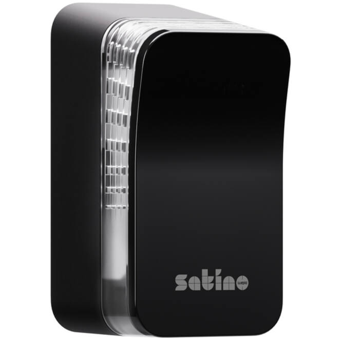 Luchtverfrisserdispenser Satino AR1 Hyginity Eco zwart 333441