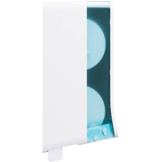 Toiletpapierdispenser Satino JT3 Hyginity systeemrol duo wit 333422