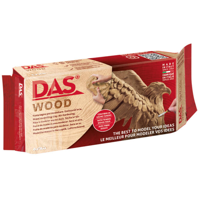Boetseerklei DAS luchthardend 700 gram hout