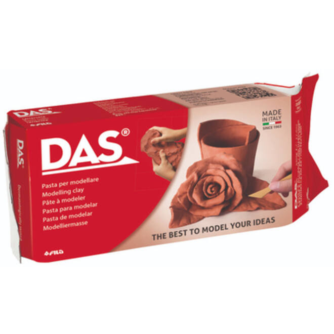 Boetseerklei DAS luchthardend 500 gram terracotta