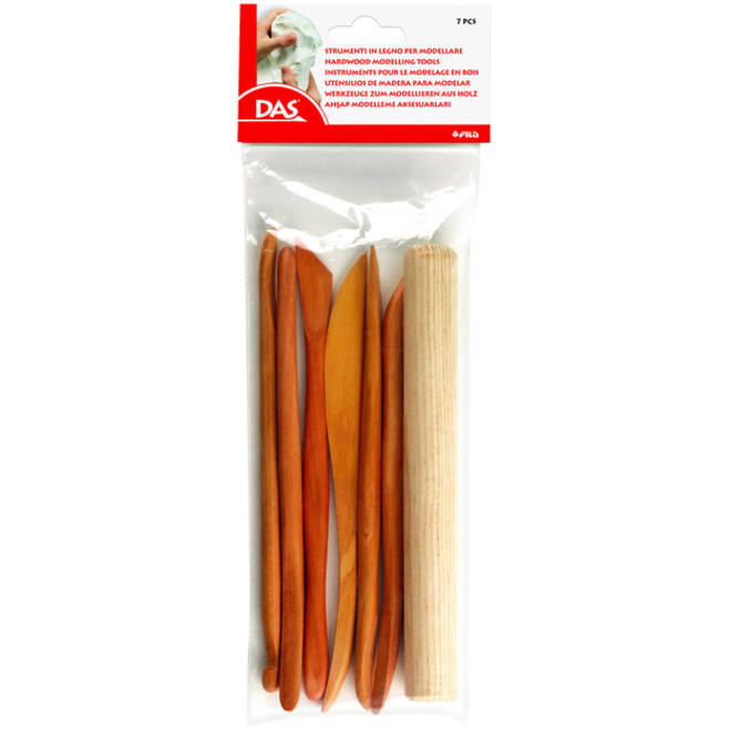 Kleigereedschap DAS 7-delig hout