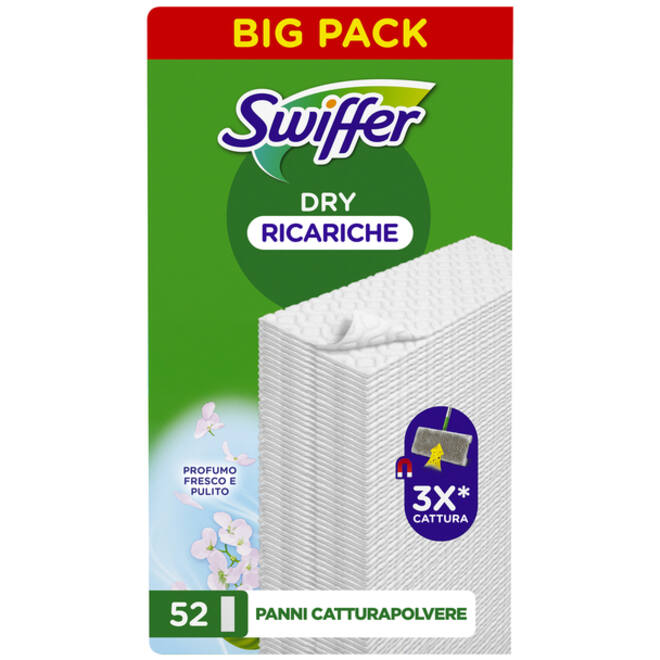 Vloerwisdoekjes Swiffer navulling droge doekjes 52 stuks