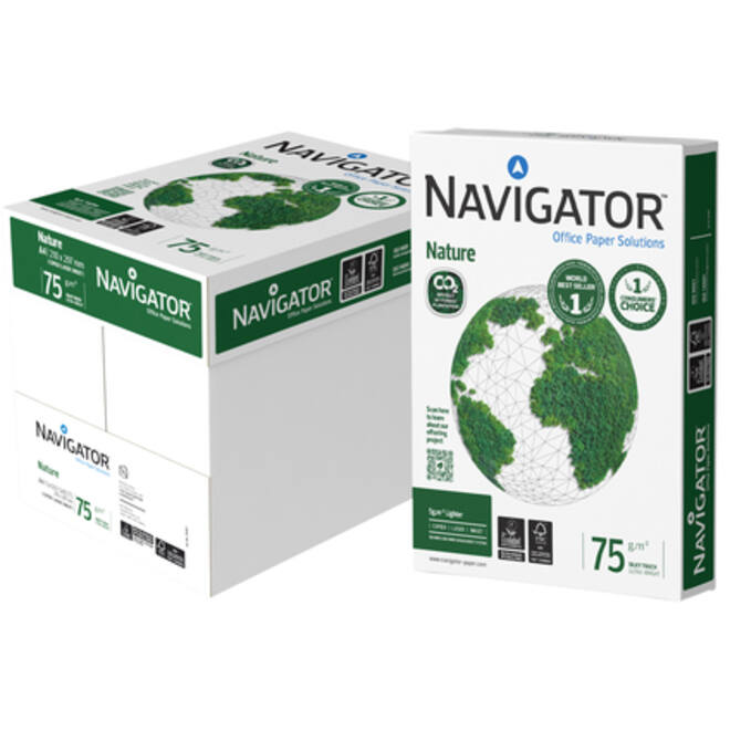 Kopieerpapier Navigator Nature A4 75gr wit 500 vel