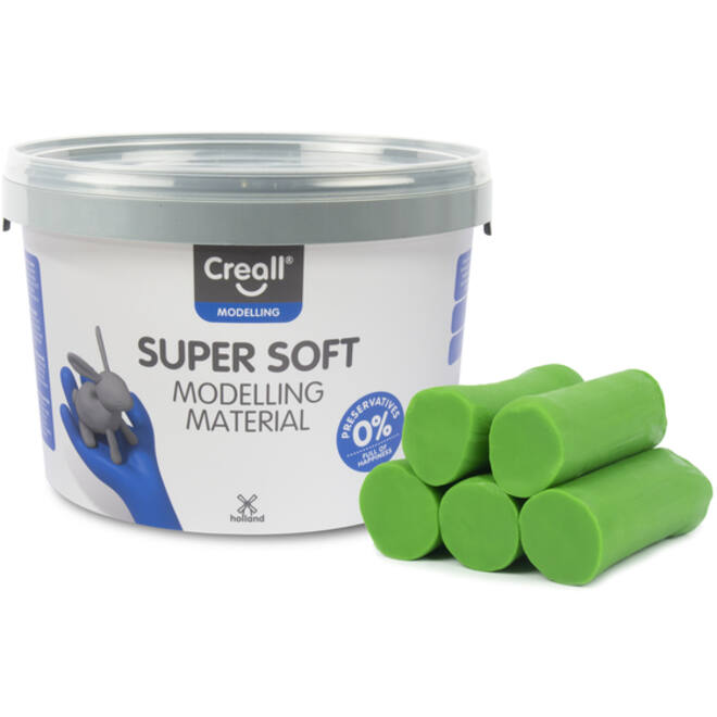 Klei Creall supersoft groen 1750gram