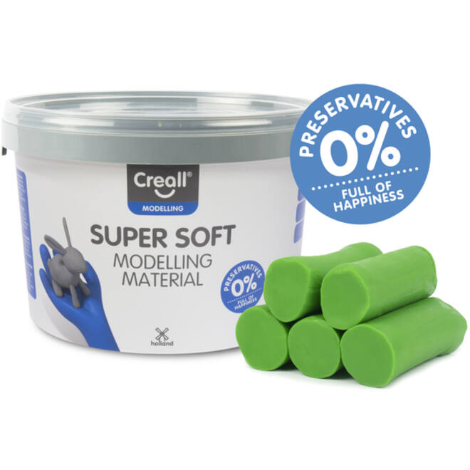 Klei Creall supersoft groen 1750gram