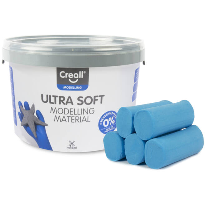 Klei Creall Play-it Ultra Soft helder blauw 1100 gram