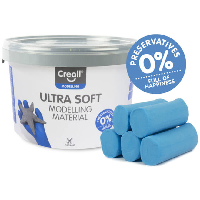 Klei Creall Play-it Ultra Soft helder blauw 1100 gram