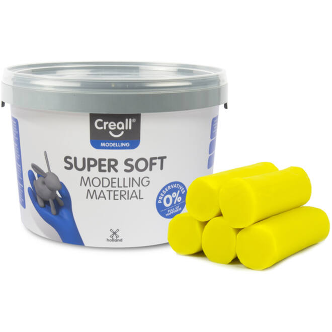 Klei Creall supersoft geel 1750gram