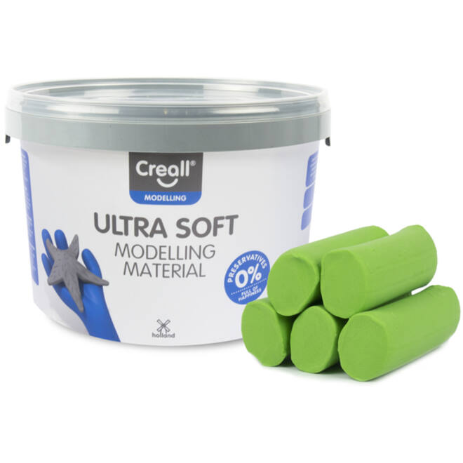 Klei Creall Play-it Ultra Soft helder groen 1100 gram