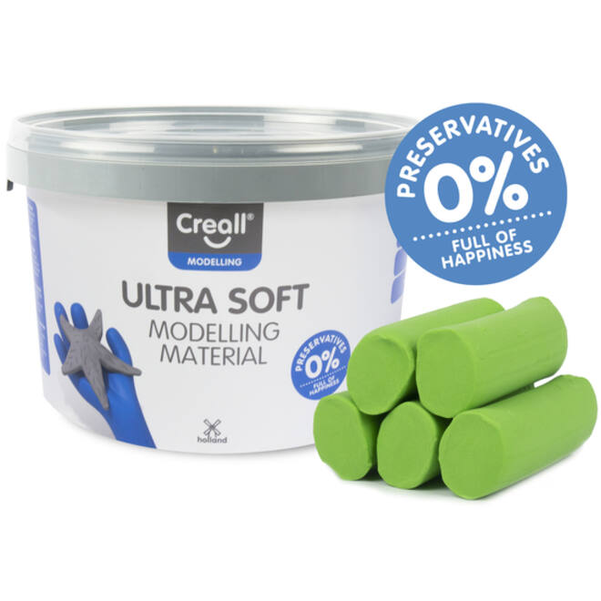 Klei Creall Play-it Ultra Soft helder groen 1100 gram