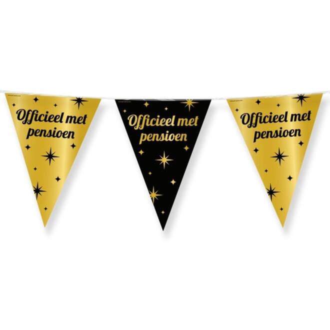 Classy Party flags foil Pensioen