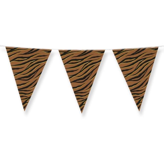 Party Flags foil Tiger Safari