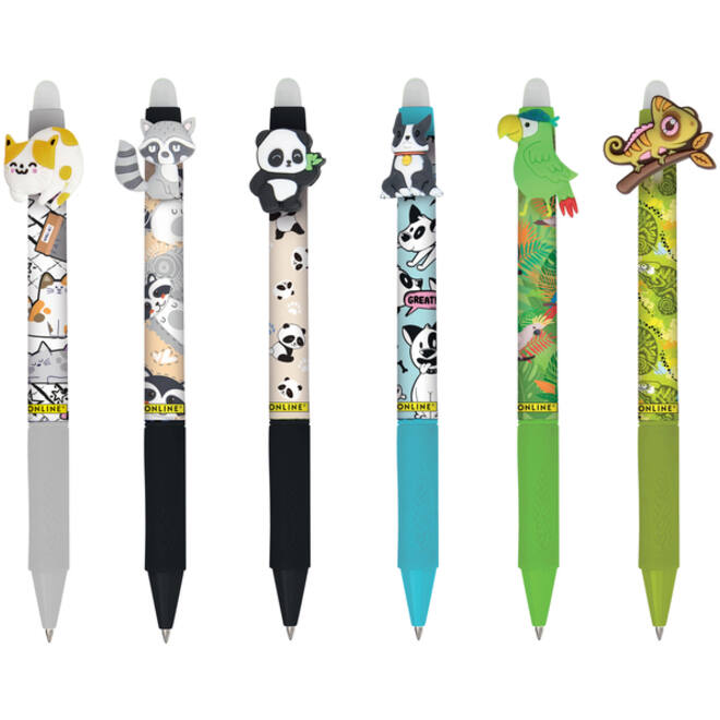 Gelschrijver Online Magixx Fun Wild Life 0.7mm assorti