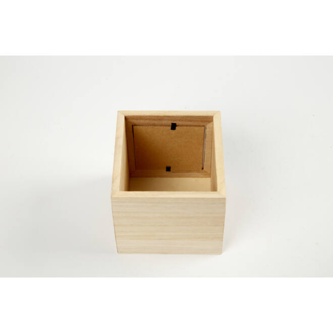 Pennenbakje Creativ Company 10x10x10cm hout