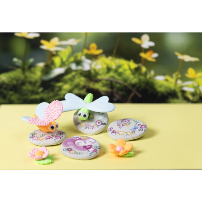Mini Hobbyset Creativ Company boetseren steen met insect