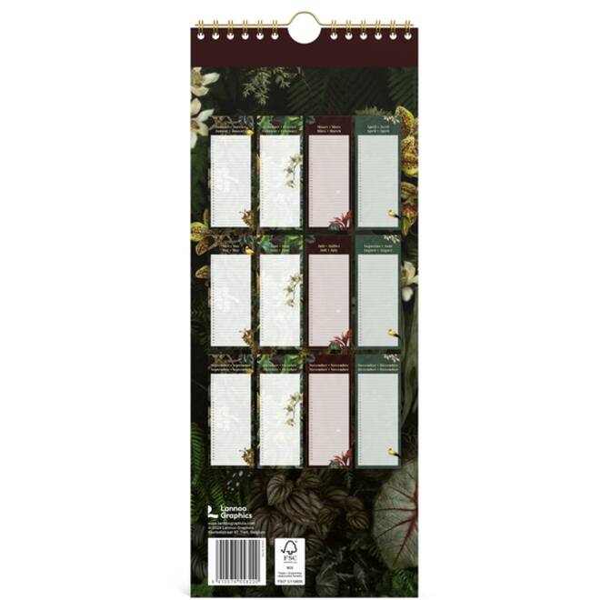 Verjaardagskalender Lannoo 130x325 Botanic