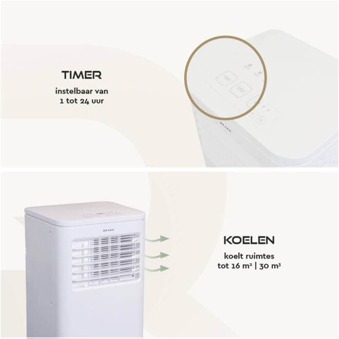 Airconditioning BRASQ MAC9000 9000 BTU wit