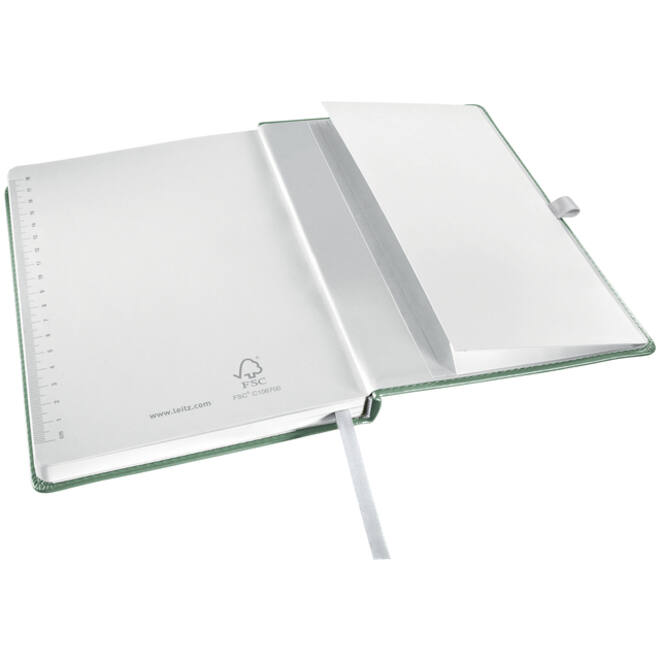 Notitieboek Leitz Style A5 lijn 160 pagina's 100gr groen
