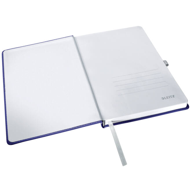 Notitieboek Leitz Style A5 lijn 160 pagina's 100gr blauw