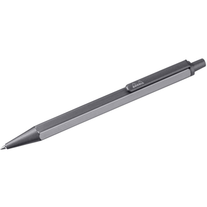 Balpen Rhodia scRipt medium titanium
