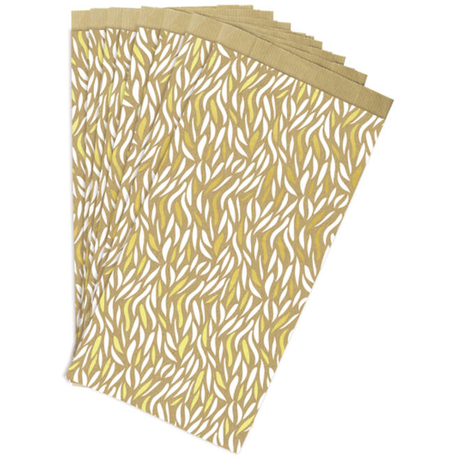Cadeauzak Clairefontaine 12x24x4.5cm kraft golven 50 stuks