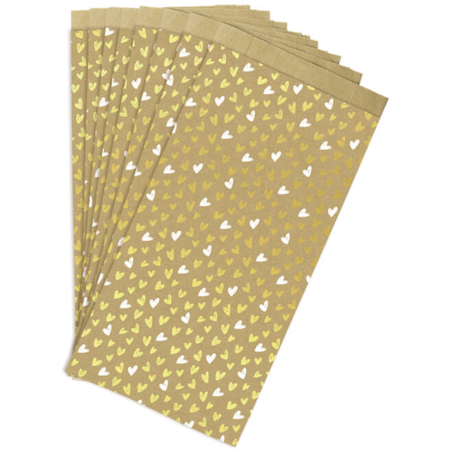 Cadeauzak Claierfontaine 16x30x5cm kraft harten 50 stuks