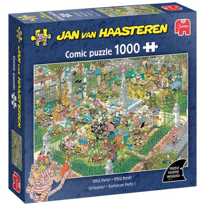 Puzzel JvH BBQ Feest! 1000st
